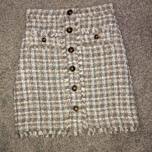 Ann Taylor Tweed Skirt 00P